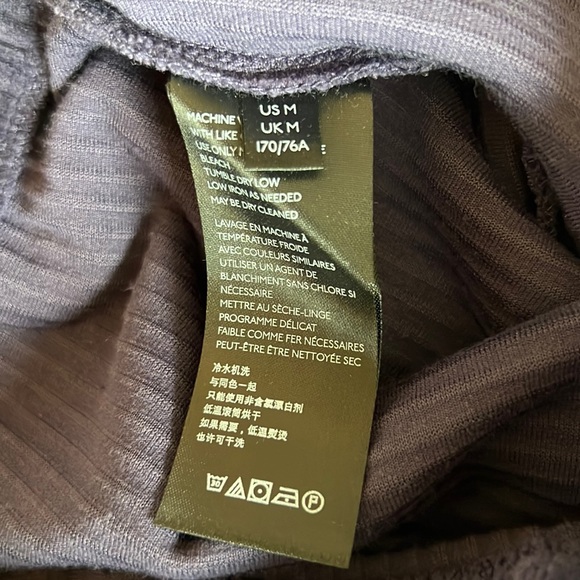 Free People Helen Rib Tube Skirt in Midnight Swim NWT - Picture 8 of 9